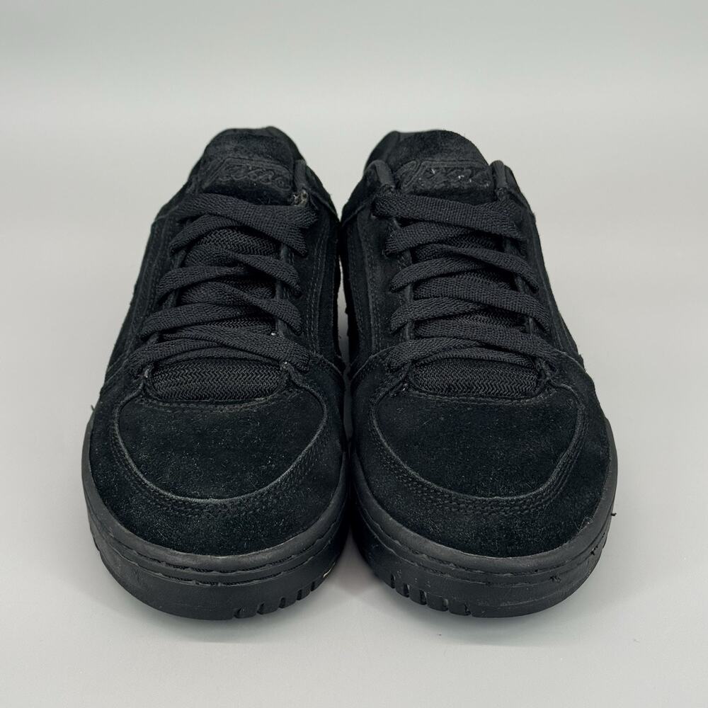 Vans Women's Lunada Skateboarding Sneakers Shoes Black Leather 55102 Size 8 - Picture 2 of 10